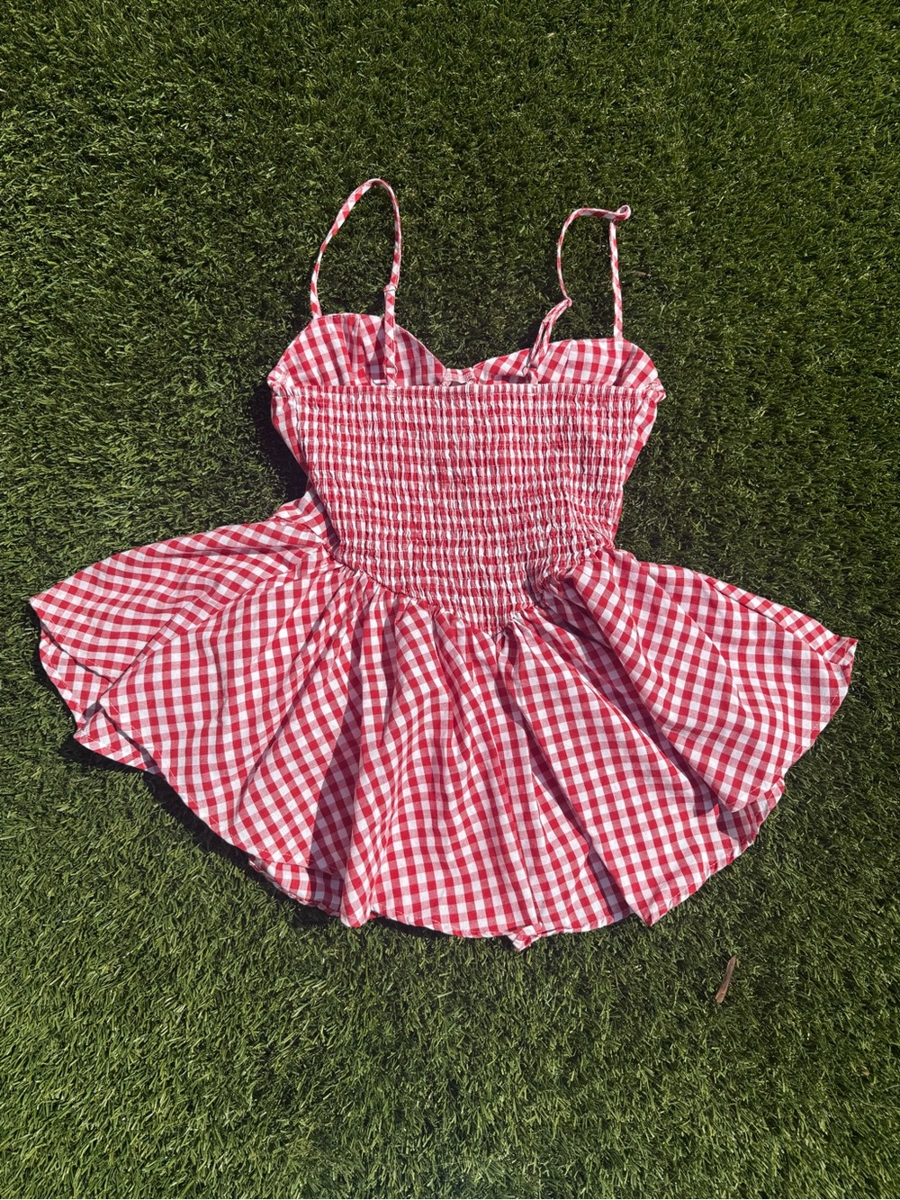 Plaid Mini Ruffle dress - Picture 2 of 2